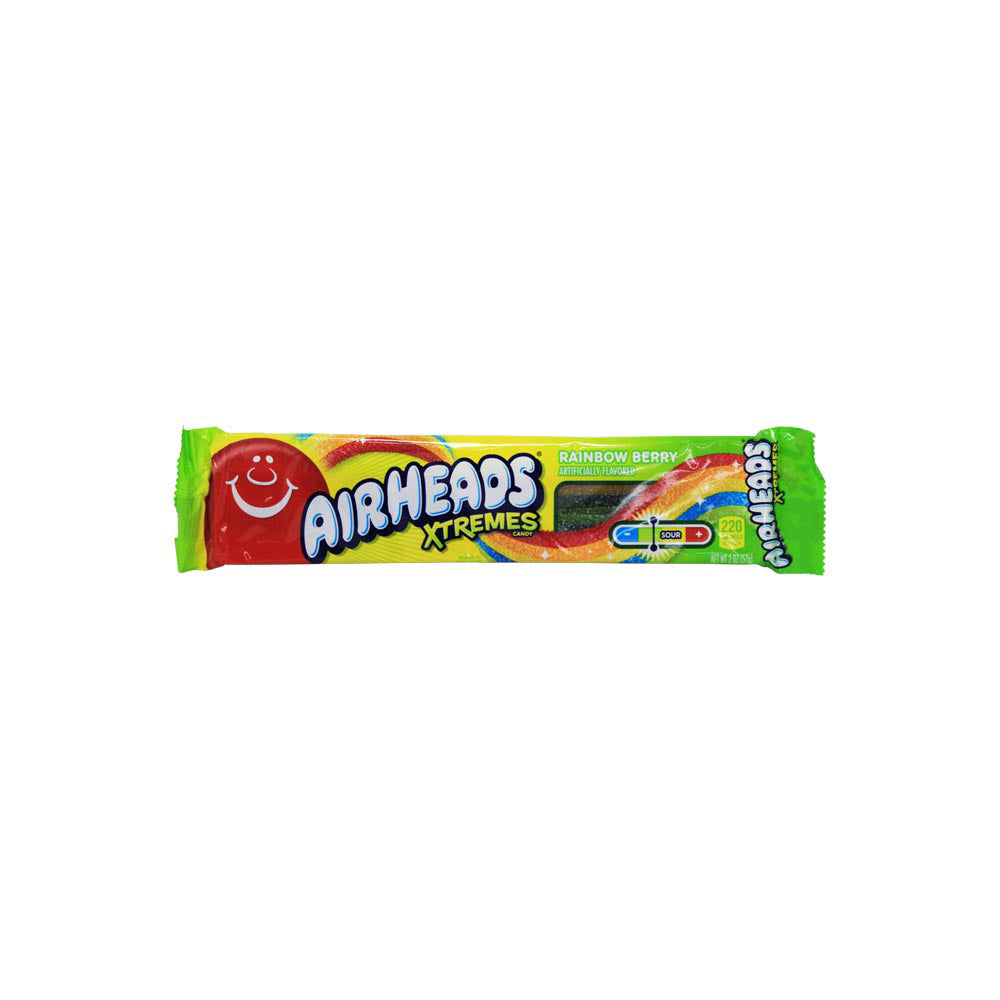 Air heads extremes, Rainbow Berry Flavor 57gr