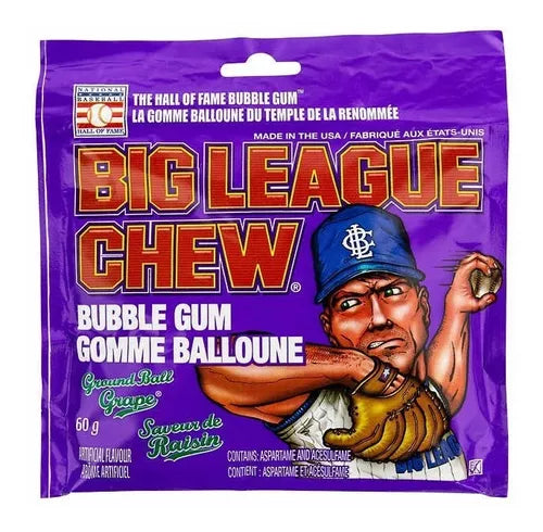 Big League Chew, Sabor Uva 60gr