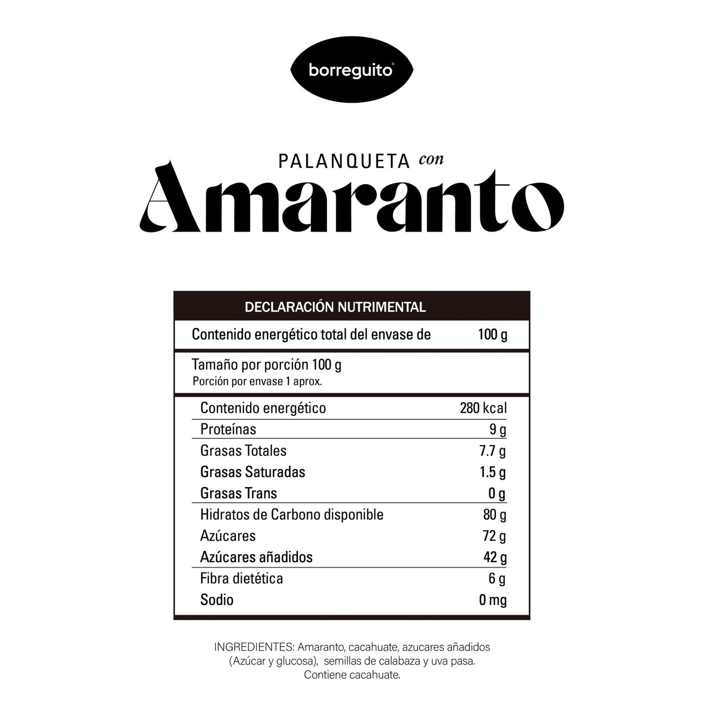 
                  
                    Palanqueta de amaranto - Borreguito.com Dulces Mexicanos
                  
                