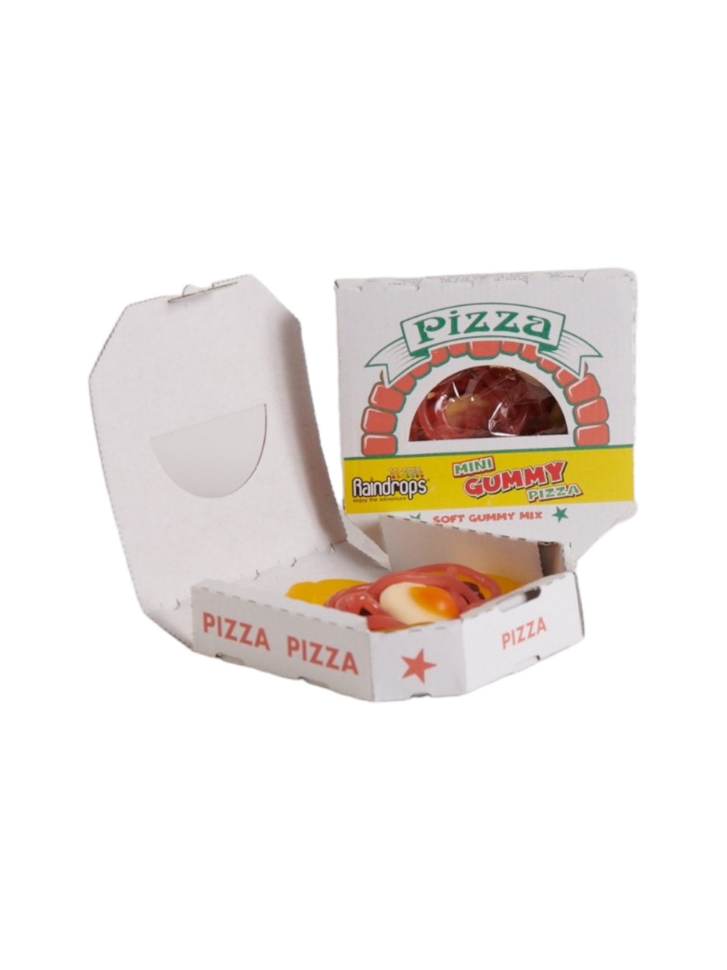 
                  
                    Raindrops Mini Gummy Pizza
                  
                